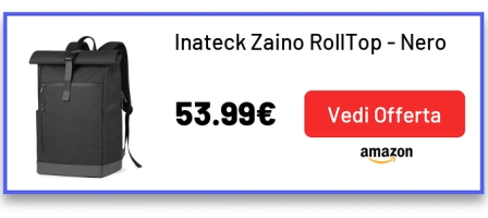 Inateck Zaino RollTop - Nero