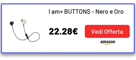 I am+ BUTTONS - Nero e Oro