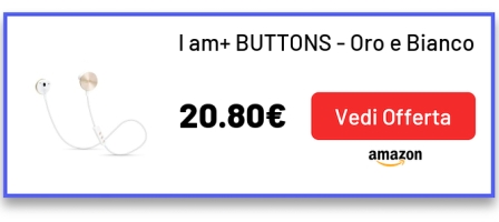 I am+ BUTTONS - Oro e Bianco