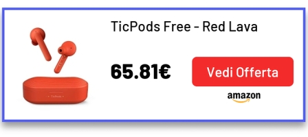 TicPods Free - Red Lava