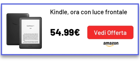 Kindle, ora con luce frontale integrata - Con pubblicità - Nero