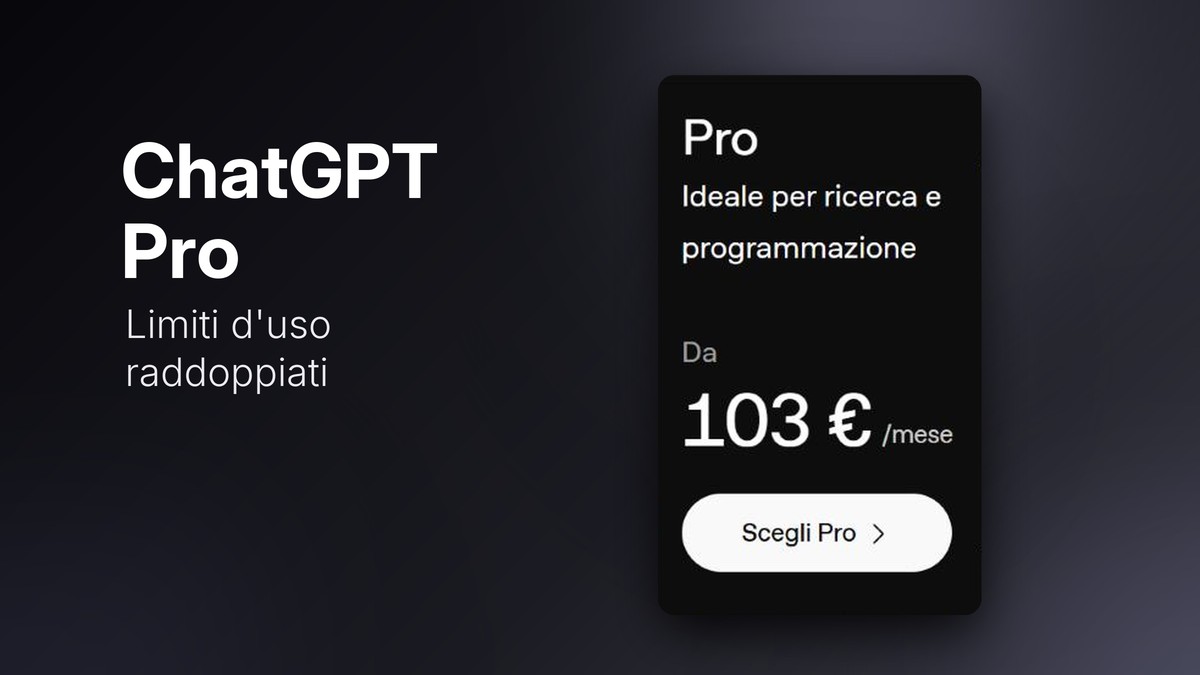 La scheda del piano ChatGPT Pro sulla pagina dei prezzi di OpenAI