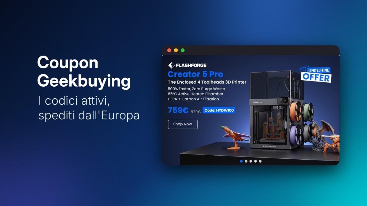 Coupon Geekbuying: codici sconto attivi