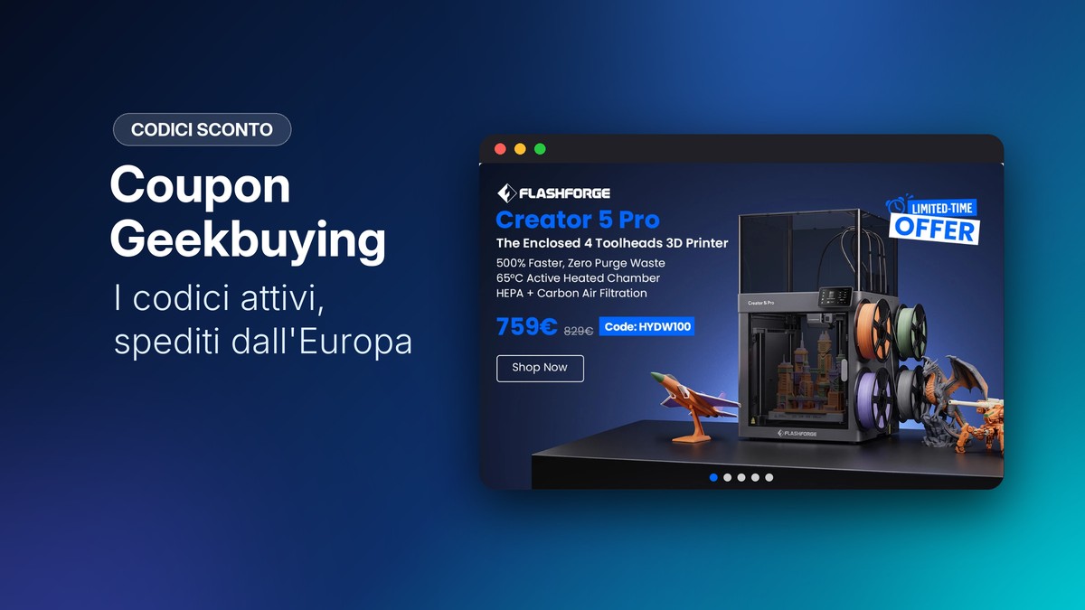 Coupon Geekbuying: codici sconto attivi