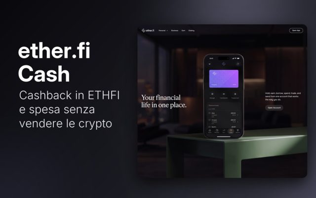 ether.fi Cash: costi, cashback e come funziona in Italia
