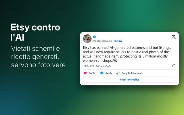 Etsy vieta schemi e ricette generati dall’AI e chiede foto vere