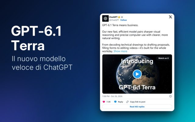 GPT-6.1 Terra: il nuovo modello veloce di ChatGPT, come provarlo