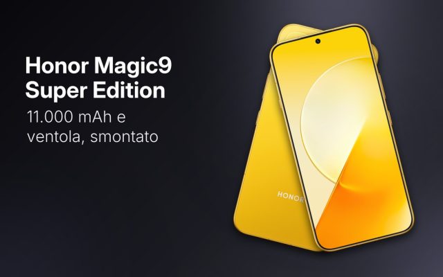 Honor Magic9 Super Edition smontato: batteria da 11.000 mAh e ventola