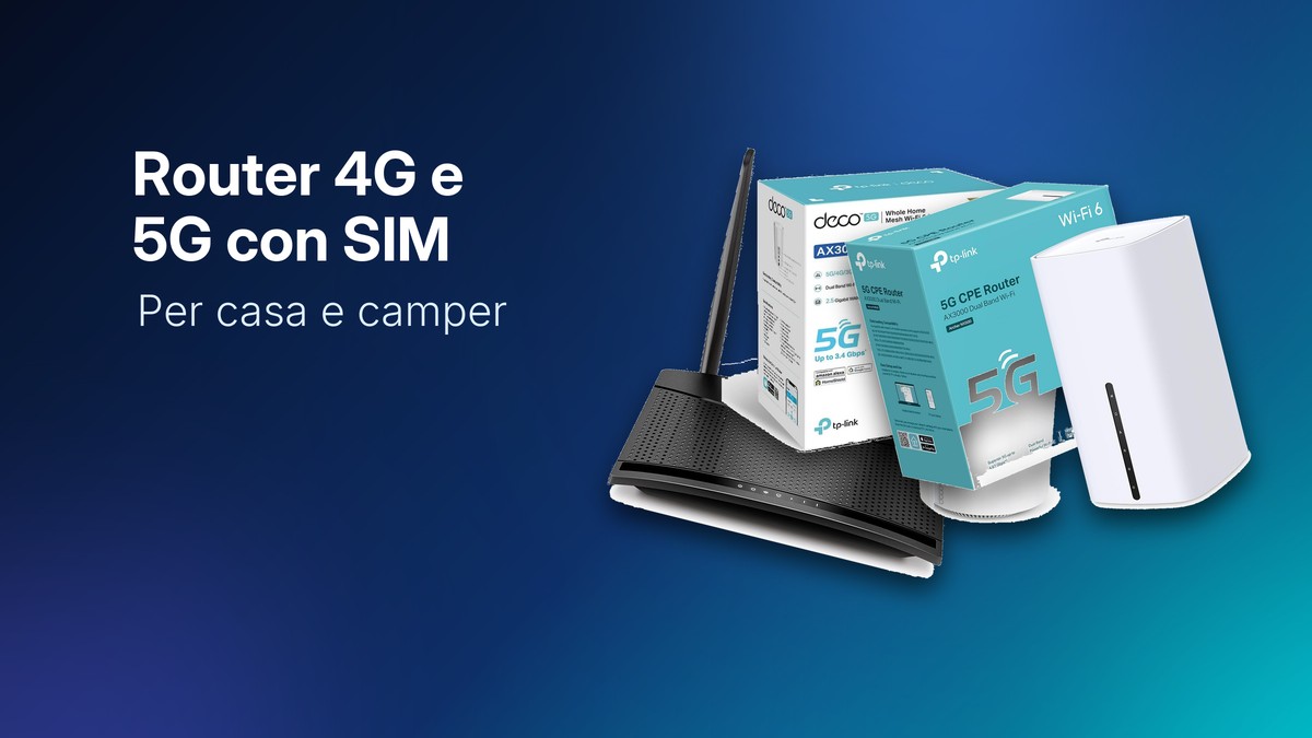 TP-Link TL-MR110, Deco X3000-5G e Archer NX500, router 4G e 5G con SIM