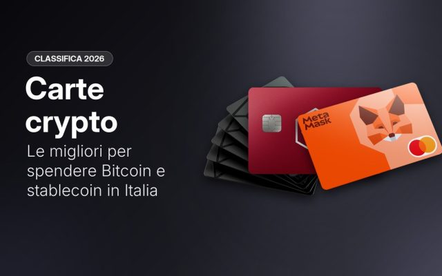 Migliori carte crypto 2026: spendere Bitcoin e USDT, anche senza KYC