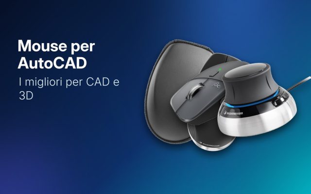 Mouse per AutoCAD e CAD: gli 8 migliori del 2026 (anche 3D)