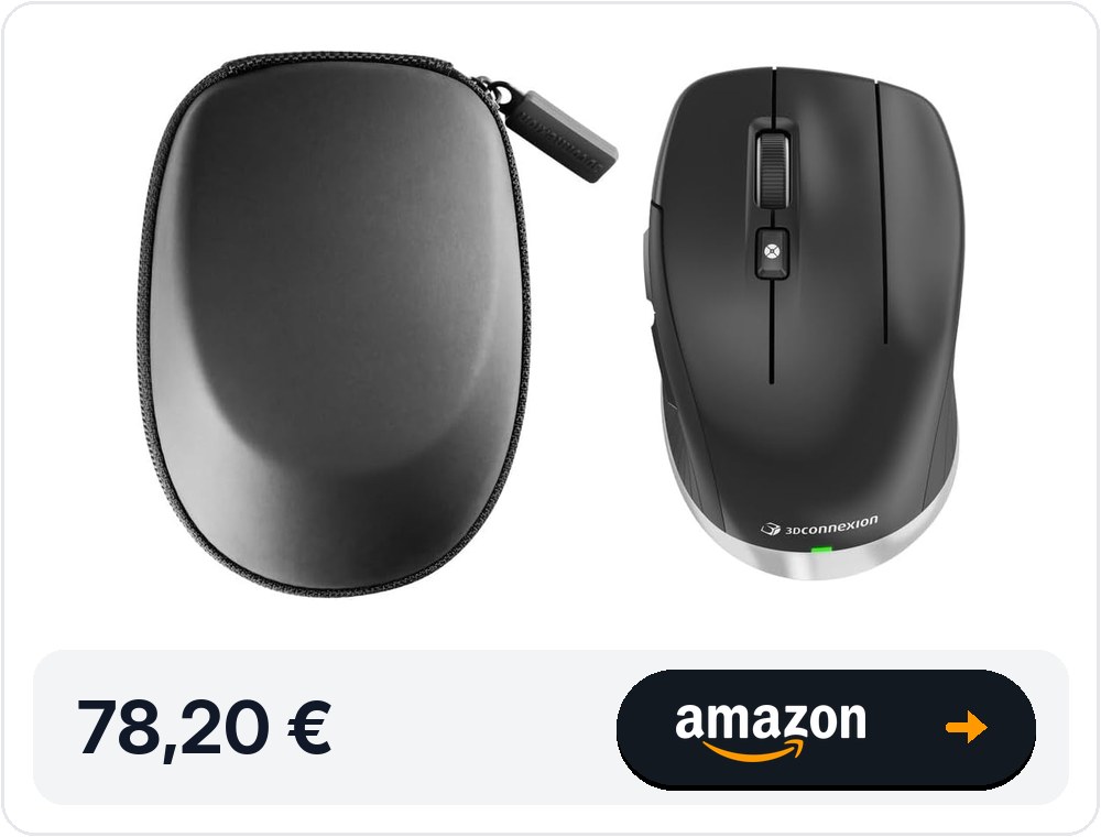 3Dconnexion CadMouse Compact Wireless su Amazon