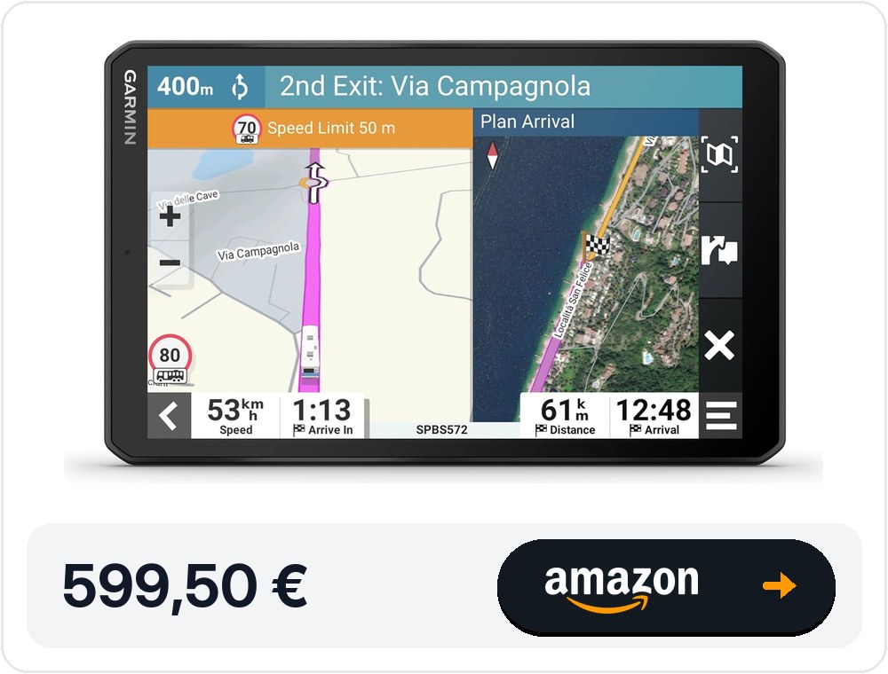 Garmin Camper 895 su Amazon