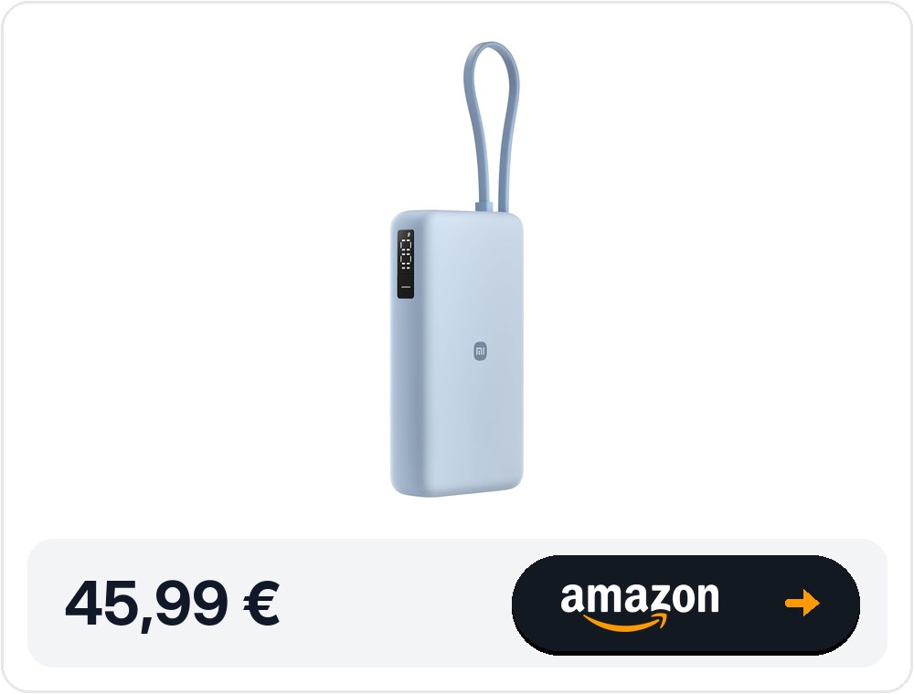 Xiaomi 67W Power Bank 20000 su Amazon