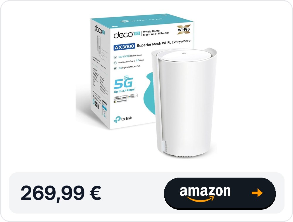 TP-Link Deco X3000-5G su Amazon