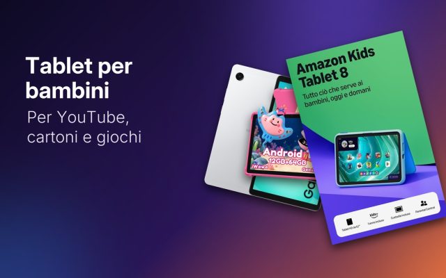 Migliori tablet per bambini 2026 per YouTube, cartoni e giochi