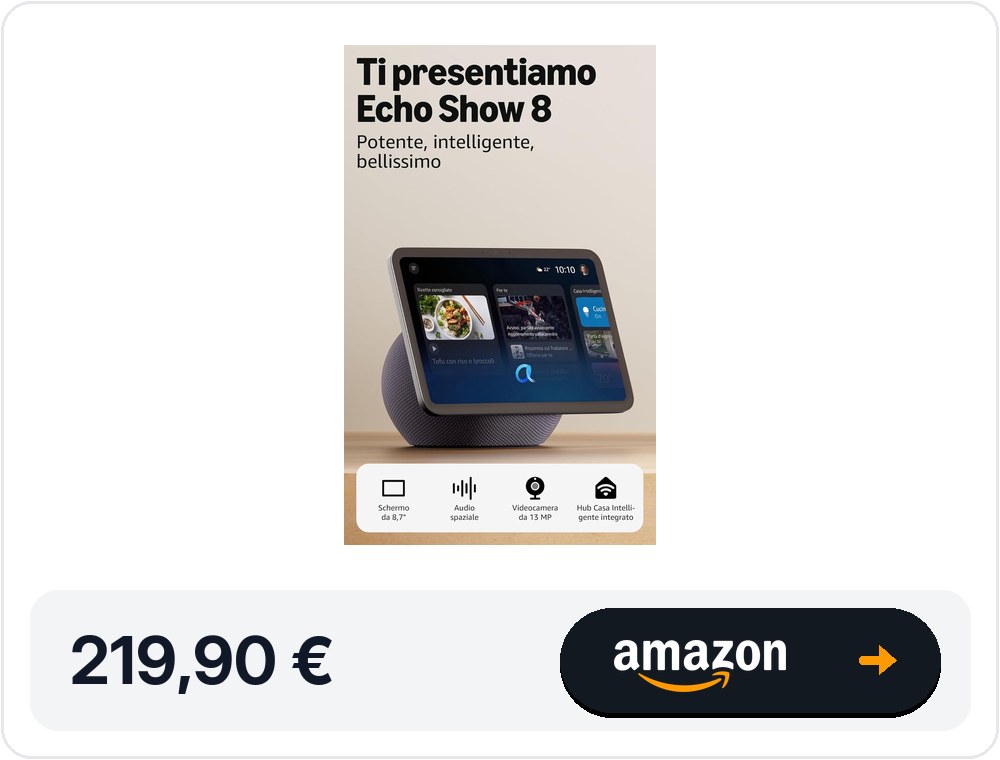 Echo Show 8 su Amazon