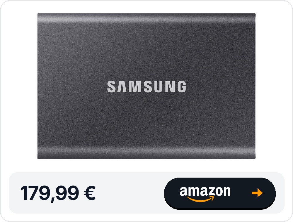 Samsung T7 1 TB su Amazon