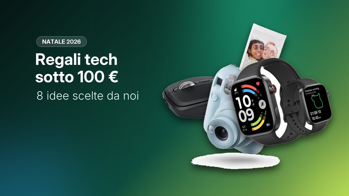Logitech MX Anywhere 3S, Instax mini 12 e Redmi Watch 6, regali tech sotto 100 euro