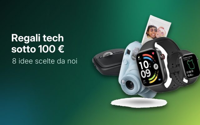 Regali tech sotto 100 euro: 8 idee per Natale 2026